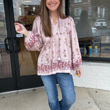 Soft Petal Garden Top