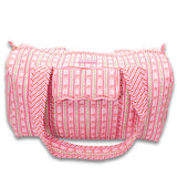 Quilted Duffel Bag - Blue Star