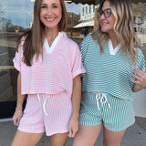 Weekend Stripe Lounge Set