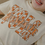 Children's Tennessee Volunteers Twisted Check Oatmeal Tee
