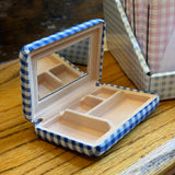 Gingham Jewelry Box