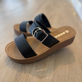 Midnight Buckle Slides