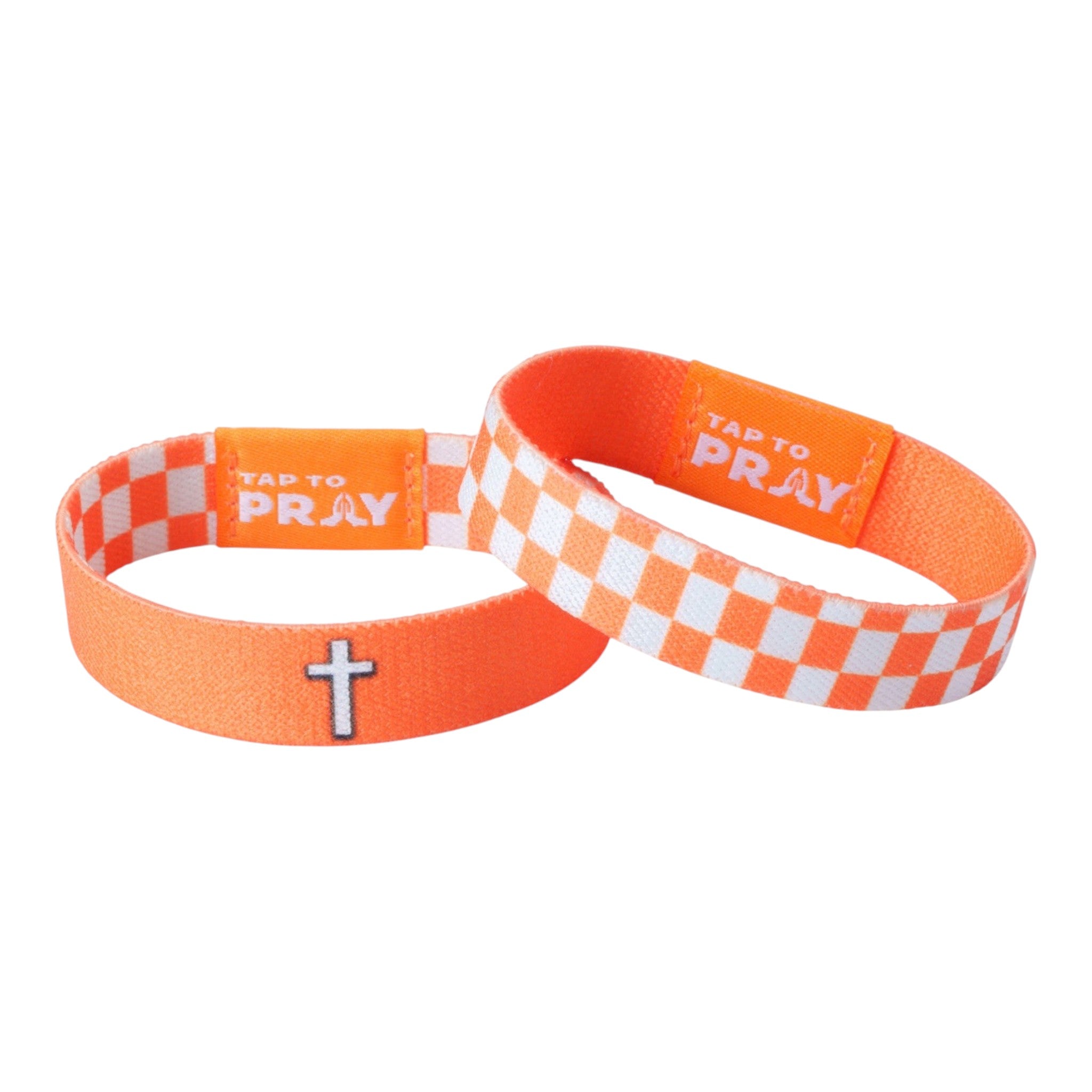Orange & White Checkers