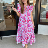 Pink petal breeze dress