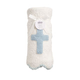 Blue Cross Chenille Blanket