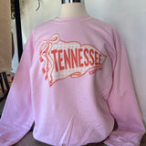 Tennessee Girly Pennant Flag Sweatshirt