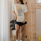 Dolly Parton Vols Game Day Mascot Off White Thrifted Tee