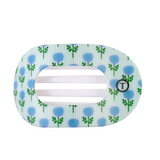 Blue Marigold | Large | Flat Round Hair Clip