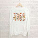 Tennessee Volunteers Twisted Check Wht Thrifted Sweatshirt