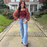 Mulberry Moon Long Sleeve Blouse