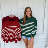 Stripe Story Sweater