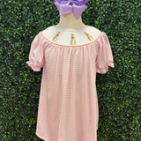Bunny Smocked Gingham Dress