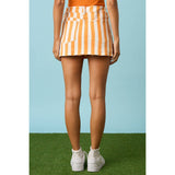 GAME DAY STRIPED MINI SKORT