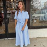 Seaside Stroll Midi Dress