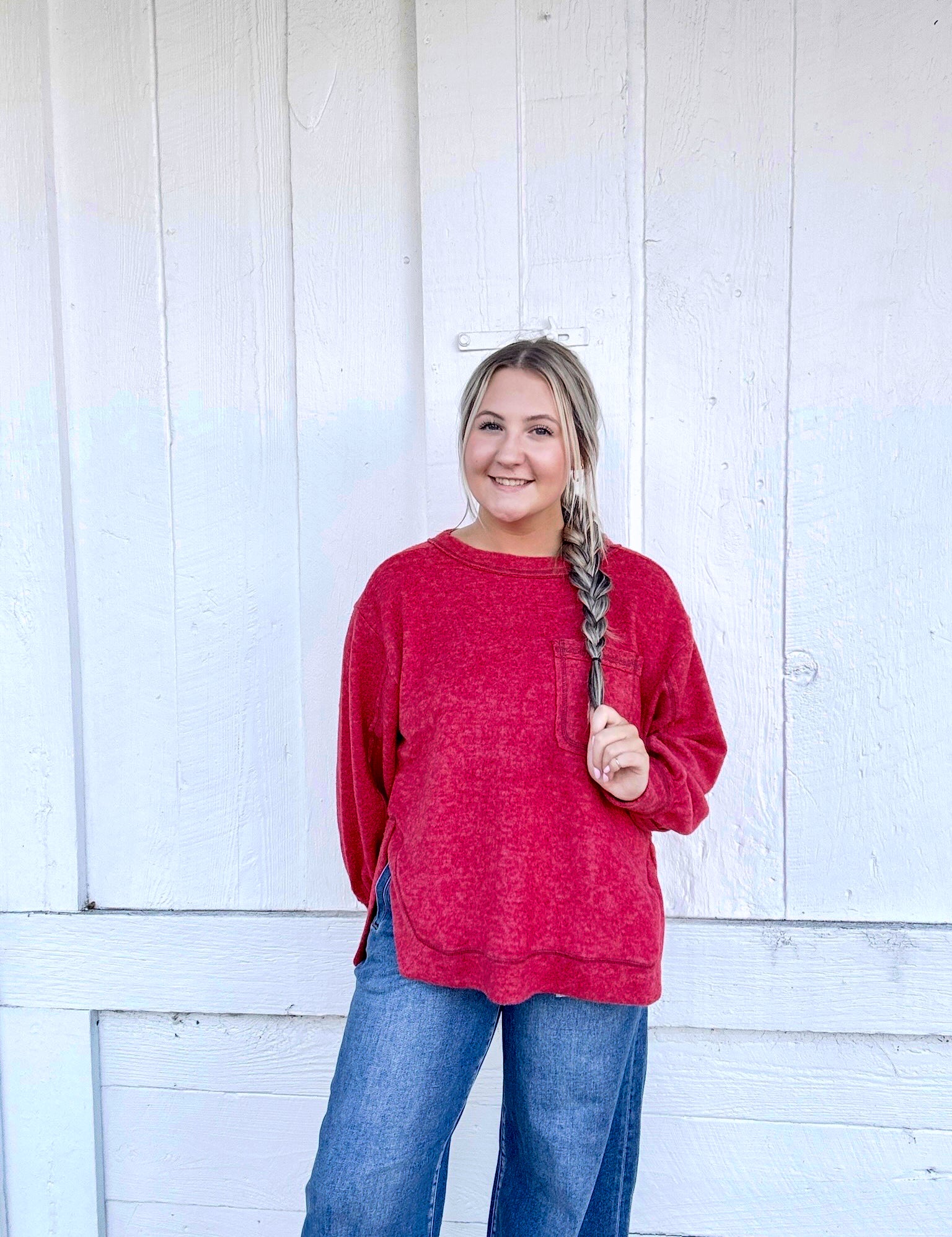 The Oaklyn Cozy Pullover Top - 4 colors