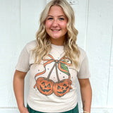 Pumpkin Cherry Fall Tee