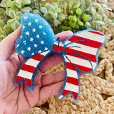 Flag Bow Car Freshie 