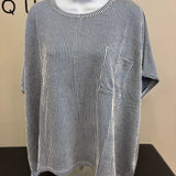 Chunky Ribbed Oversized Tee