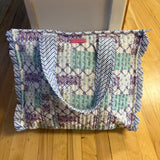 Quilted Tote Bag - Trail Patch