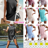 Pre-Order Textured Women Tank and Skort 2-Piece Set