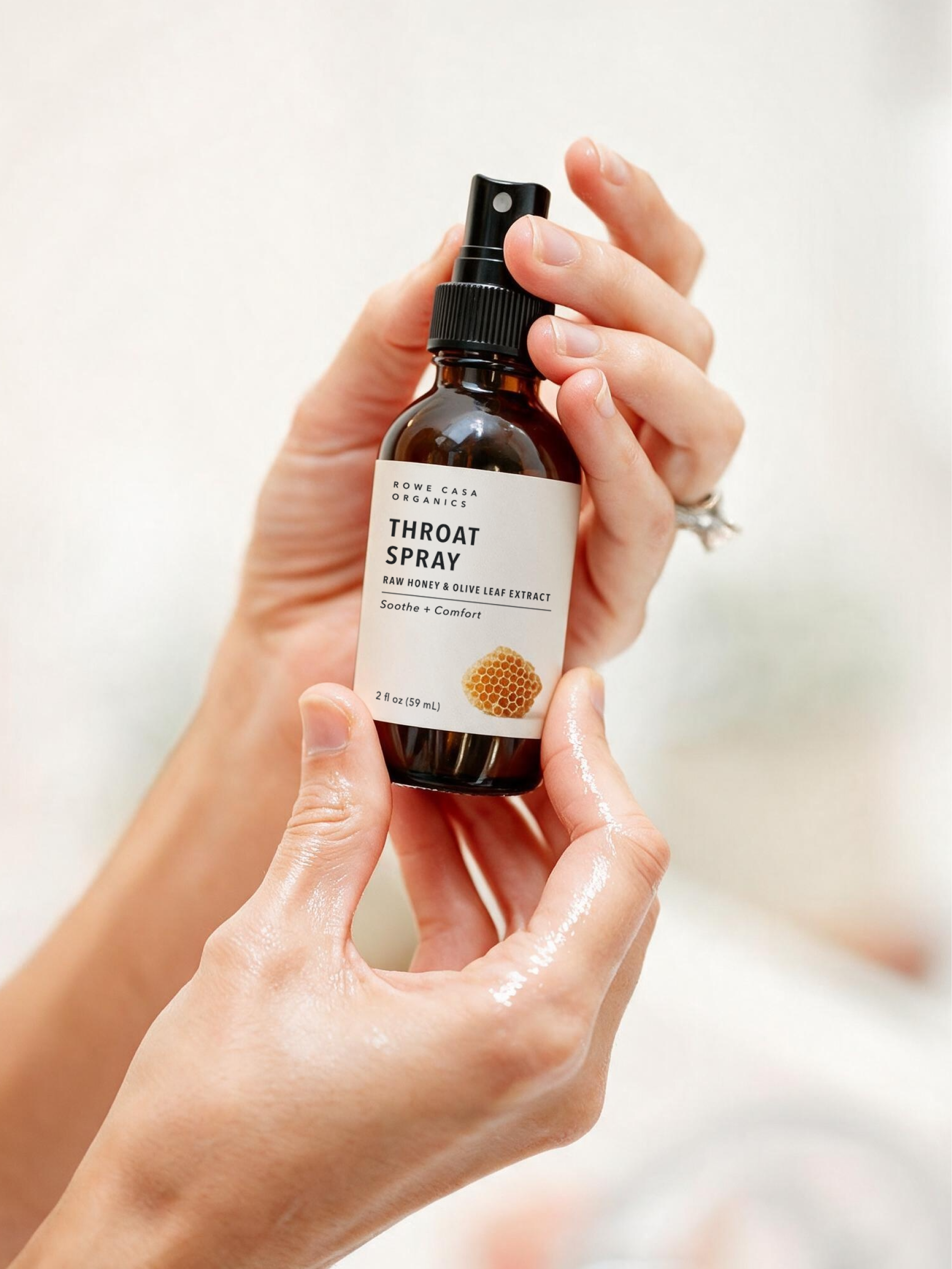 Rowe Casa Throat Spray lifestyle