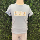 Bunny Smocked Gingham Boys Set