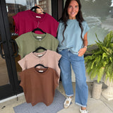 Scuba short sleeve pullover