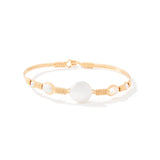 Happily Ever After Bracelet - 14K Gold Artist Wire with Pearl / 7" - M