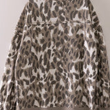 Leave it to leopard  Crew Neck Sweatshirt