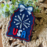 USA Firework Car Freshie 