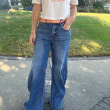 Slouchy Barrel Curvy Sideseam Jeans - RISEN