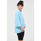 Pigment Dye Oversized Half-Sleeve T-Shirt
