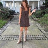 Velvet Oak Mini Dress