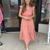 Sunset Serenity Midi Dress