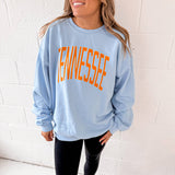 Varsity Tennessee Sweatshirt- blue