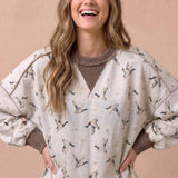 Duck Camo Exposed Seam Sweatshirt