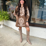 The Fall Applique Dress