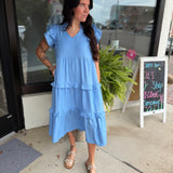 Take me to Charleston  Tiered Midi Dress
