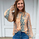 Botanical Patchwork Blouse