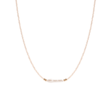 Day Dream + Pearl Beaded Necklace — Champagne
