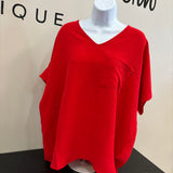Breezy V-Neck Dolman Blouse