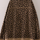 Leave it to leopard  Crew Neck Sweatshirt