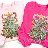 Pre-Order Sequin patch Christmas designs pullovers