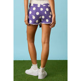 GAME DAY POLKA DOT OVERLAY WRAP FRONT MINI SKORT