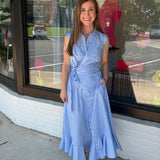 Effortless Elegance Wrap Midi Dress