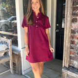 Stealing the Spotlight Suede Mini Dress