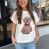 Sweet Pup Knit Sweater Tee