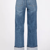 THE GIA HIGH RISE STRETCH RELAXED STRAIGHT W/ CUFFED HEM