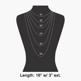 Marbled Chunky Rondelle Bead Statement Necklace