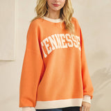 Tennessee Varsity Ribbed Top